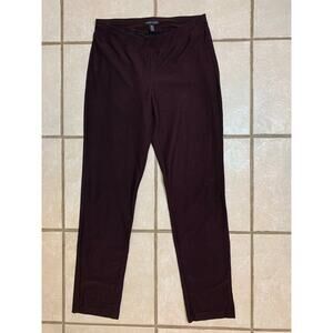 Eileen Fisher Pants Woman’s Solid Brown Pull On Straight Leg XS